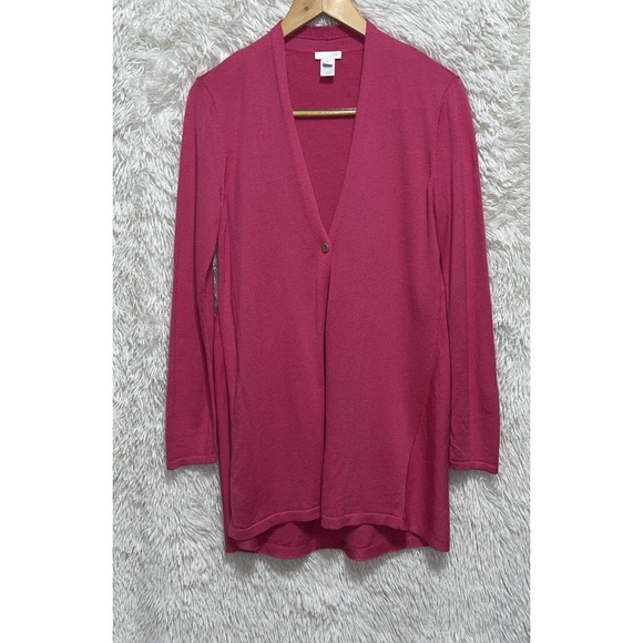J. Jill Sweaters - J. Jill‎ 1-Button Wool Blend Cardigan Sweater Size Small